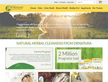 Tablet Screenshot of drnatura.com